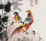 【已售】王宝钦 三尺《锦绣前程》 当代花鸟牡丹画名家（询价）