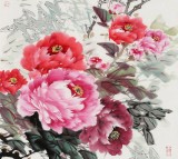 【已售】梁景欣 三尺《富贵长春》