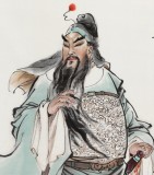 【已售】邹本财 四尺《忠义千秋》 公主岭市美协常务副主席