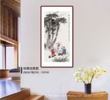 【已售】邹本财 三尺《松下问童子》  公主岭市美协常务副主席