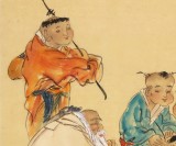 【已售】南海禅寺 妙林居士 四尺《天伦乐趣》