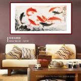 【已售】周升达 四尺《富贵久鱼》 中国画院国画组长（询价）