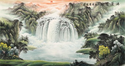 【已售】张宏达 六尺《鸿运当头》