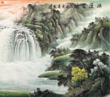 【已售】张宏达 六尺《鸿运当头》