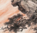 邹本财 四尺三开《夕阳无限好》 公主岭市美协常务副主席