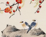 【已售】凌雪 四尺斗方《梅花报春》 北京美协会员