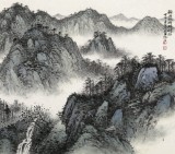 【已售】刘金河 四尺《轻舟放棹归何许》 国家画院山水名家