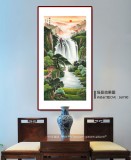 【已售】吴东 四尺《福地安居》 著名易经风水画家