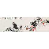 王向阳 祝寿《猴送千重喜 寿当二百年》 中国美术家协会会员（询价）