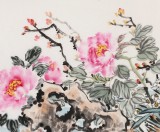 【已售】曲逸之 四尺《玉堂富贵》  河南省著名花鸟画家