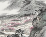 【已售】刘金河 四尺《夹岸桃花万树妍》 国家画院山水名家