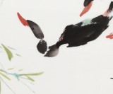 【已售】张春奇 三尺《春江水暖鸭先知》 徐悲鸿纪念馆艺术中心理事