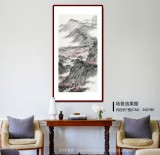 【已售】刘金河 四尺《夹岸桃花万树妍》 国家画院山水名家