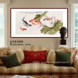 【已售】孙海峰 四尺《澄碧雨后鳞畅游》 安徽省美协会员