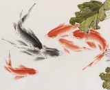 【已售】孙海峰 四尺《澄碧雨后鳞畅游》 安徽省美协会员