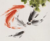 【已售】孙海峰 四尺《碧池神游》 安徽省美协会员