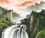 【已售】吴东 四尺《旭日东升》 著名易经风水画家