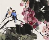 【已售】苗雨 四尺斗方《硕果丰盈》 辽宁工美教授 师从吴冠中