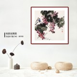 【已售】苗雨 四尺斗方《硕果丰盈》 辽宁工美教授 师从吴冠中