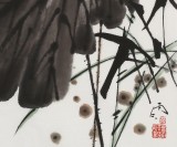 【已售】苗雨 四尺斗方《夏日荷香》 辽宁工美教授 师从吴冠中