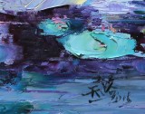 郭莹 《荷塘》北京著名女油画家