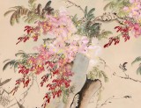 皇甫小喜 四尺《双寿图》 河南著名花鸟画家