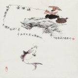 【已售】张春奇 四尺斗方《得理图》 徐悲鸿纪念馆艺术中心理事（询价）