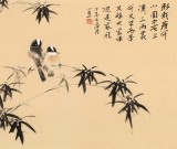 皇甫小喜 四尺《新栽瘦竹小园中》 河南著名花鸟画家