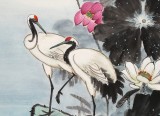 【已售】孙浩群 《月融融 情依依》 八十岁学院派绘画名家（询价）