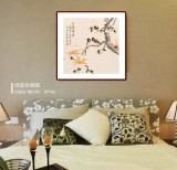 【已售】凌雪 三尺斗方《玉兰双雀》 北京美协会员