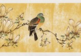 【已售】曲逸之 四尺对开《玉兰》 河南省著名花鸟画家