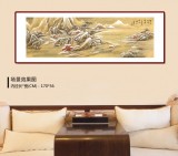 何实 1.5米《闲来向壁看杨花》吉林著名山水画家
