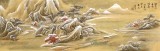 何实 1.5米《闲来向壁看杨花》吉林著名山水画家