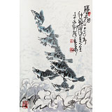 王永刚 四尺三开《腾飞》 国家一级美术师（询价）