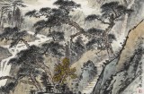 刘金河 四尺《松声泉韵》 国家画院山水名家（询价）