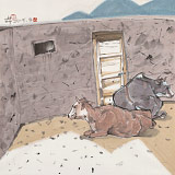 张卉 四尺斗方《乡土》 中国美术家协会会员