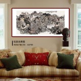 孟微冬 四尺《西山斜径隐路人》 中美协会员