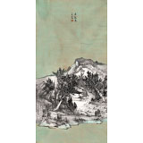 左文辉 四尺《唐人诗意图》中美协会员 国家画院山水画家