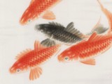 【已售】周升达 四尺《富贵久鱼》 中国画院国画组长（询价）