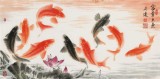 【已售】周升达 三尺《富贵久鱼》 中国画院国画组长（询价）