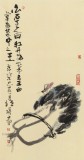 【已售】周自豪 三尺招财图《白菜》 当代著名禅意画家