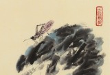 【已售】周自豪 三尺招财图《白菜》 当代著名禅意画家