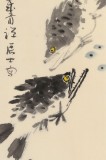 【已售】周自豪 四条屏《金玉满堂》 当代著名禅意画家