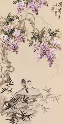 硯 文房四宝 中国 緑硯 China 木箱入り 花鳥 鳥 書道 習字 墨