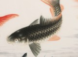 【已售】周升达 四尺斗方《富贵久鱼》 中国画院国画组长（询价）