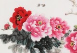 【已售】梁景欣 四尺《富贵祥和》 青大美院学院派画家
