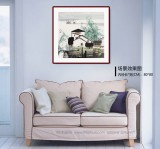 【已售】苗雨 四尺斗方《水乡春韵》 辽宁工美教授 师从吴冠中