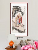 【已售】曹建涛 四尺《菩提本无树》 独具特色水墨人物画家