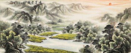 【已售】张宏达 小八尺《鸿运当头》