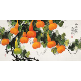 【定制】黄艺四尺《福禄临门》定金400尾款460